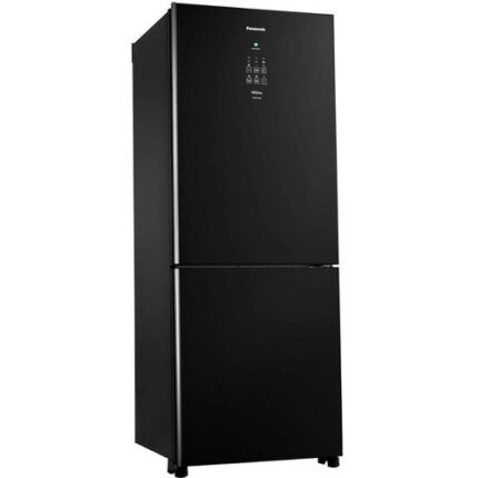 Geladeira Panasonic Frost Free 425L NR-BB53GV3B Black Glass - 220v